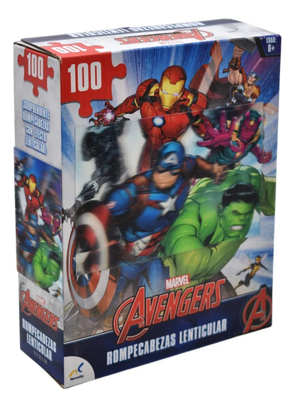 Rompecabezas Avengers Jurassic World Y Sonic 196 Pz Novelty