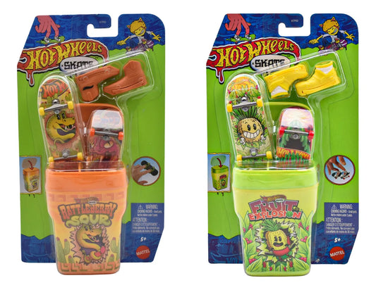 Hot Wheels Skate Pack 2 Sets Con Estuche #2 Mattel Multicolor