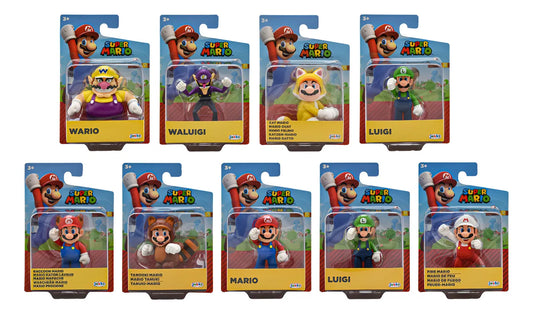 Super Mario Pack 9 Personajes Figuras 6cm Jakks Pacific