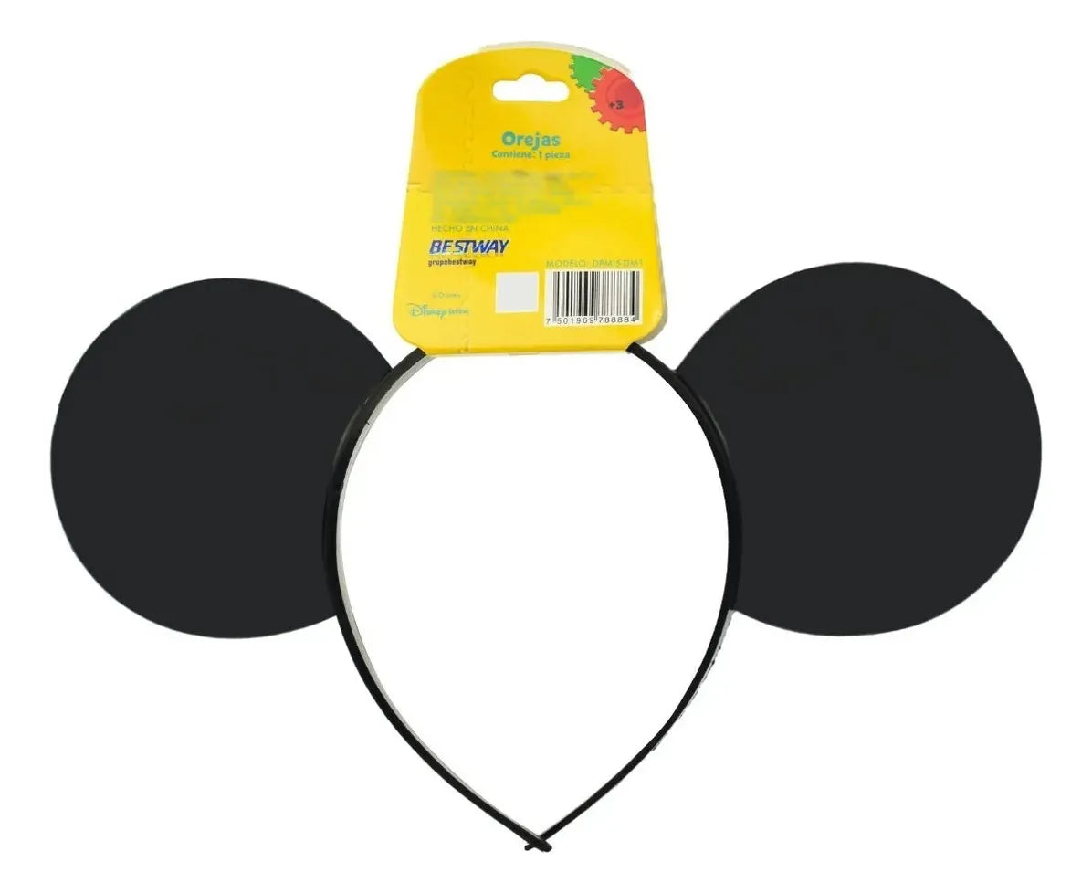 Pack Orejas Mickey Porta Cepillo De Dientes Y Calculadora