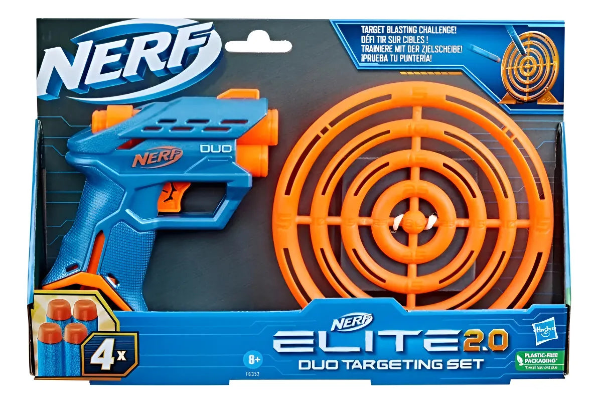 Nerf Elite 2.0 Duo Targeting Set 4 Dardos Azul Hasbro Azul