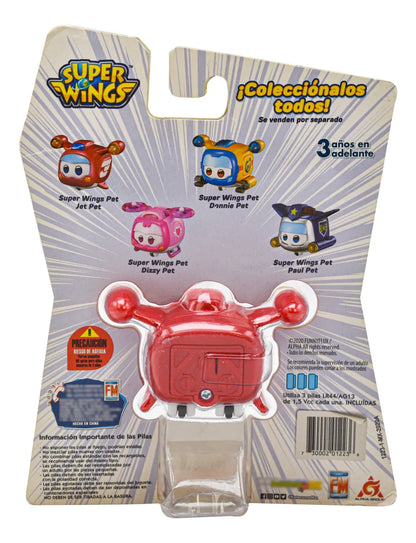 Super Wings Pet Jet Pet Figura 4cm Con Luces Fotorama