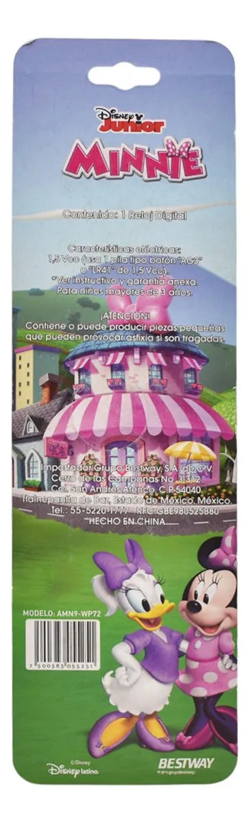 Reloj Digital Disney Minnie Mouse A Wp84 Pack 7pz Bestway Cf Rosa Chicle