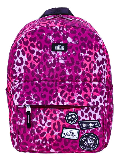Disney Villains Primary School Backpack, Lunchbox and Pencil Case Set by Chenson, Bubblegum Pink Print
