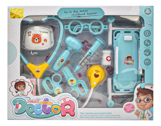 Set De Doctor Con 9 Pz Color Azul Small Doctor Df546-89ab