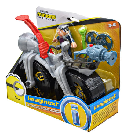 Minions The Rise Of Gru Pack 2 Vehiculos Y Figura Imaginext Multicolor
