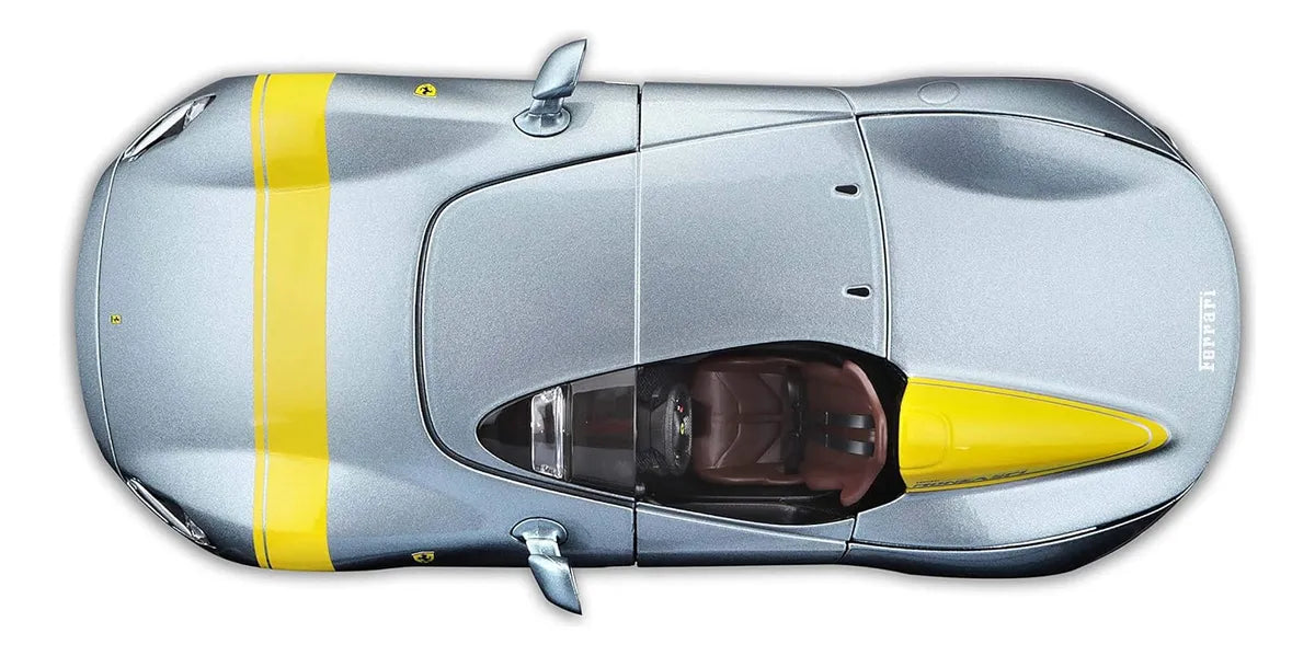 Ferrari Monza Sp1 Plateado Escala 1:18 Race Play Bburago Cf Plateado