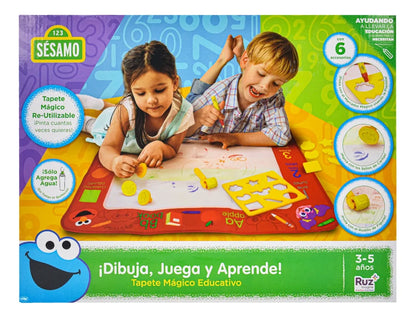 1 2 3 Sesamo Tapete Magico Educativo 6 Accesorios Ruz