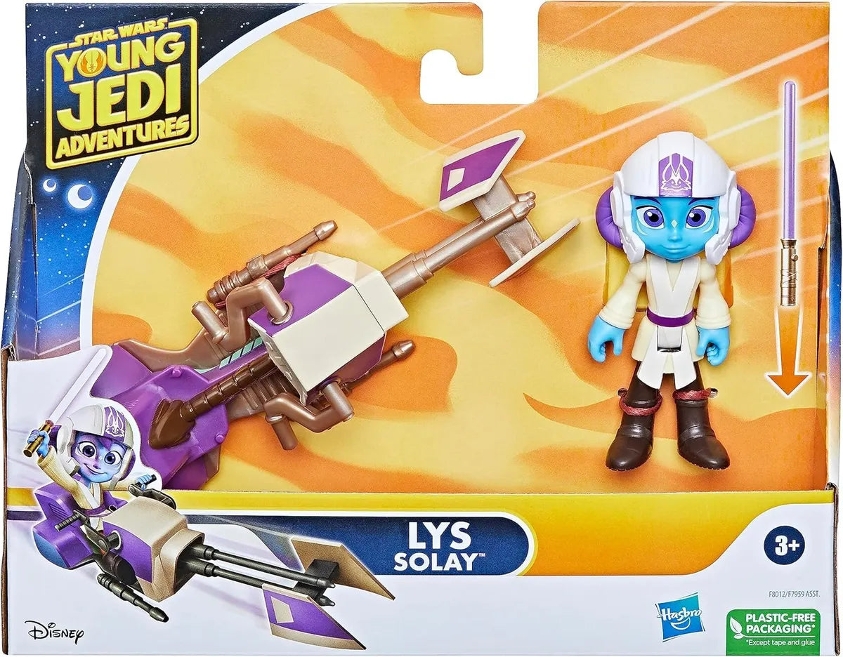 Star Wars Pack 3 Lys Kay Grogu Y Nave Firespray Hasbro