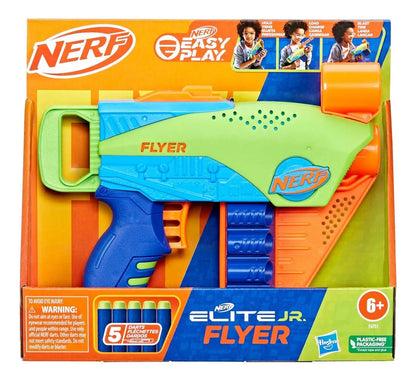 Nerf Elite Jr. Flyer 5 Dardos Pack 4 Piezas Hasbro Azul/verde