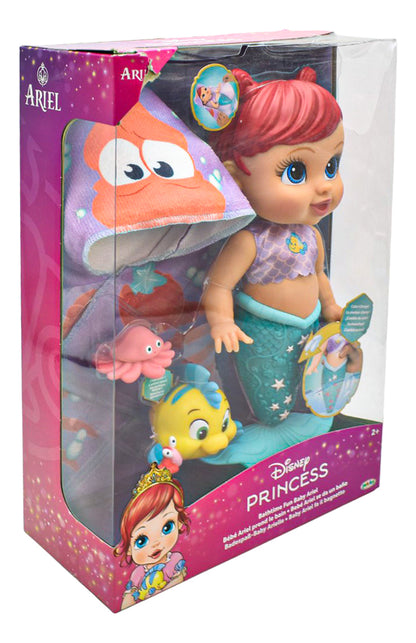 Disney Princesa Bebe Ariel Se Da Un Baño 29cm Jakks Cf