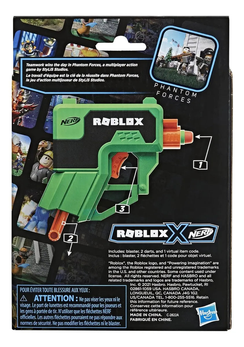 Nerf Roblox Phantom Forces Boxy Buster Hasbro Verde