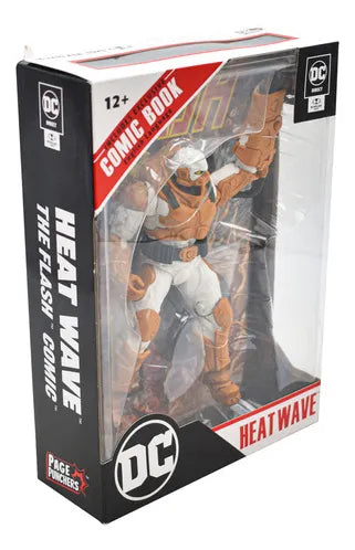 Dc Heat Wave The Flash Comic Page Punchers Mcfarlane Toys Cd