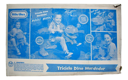 Triciclo Dino Mordedor Sonidos De T-rex Little Tikes Cd Naranja