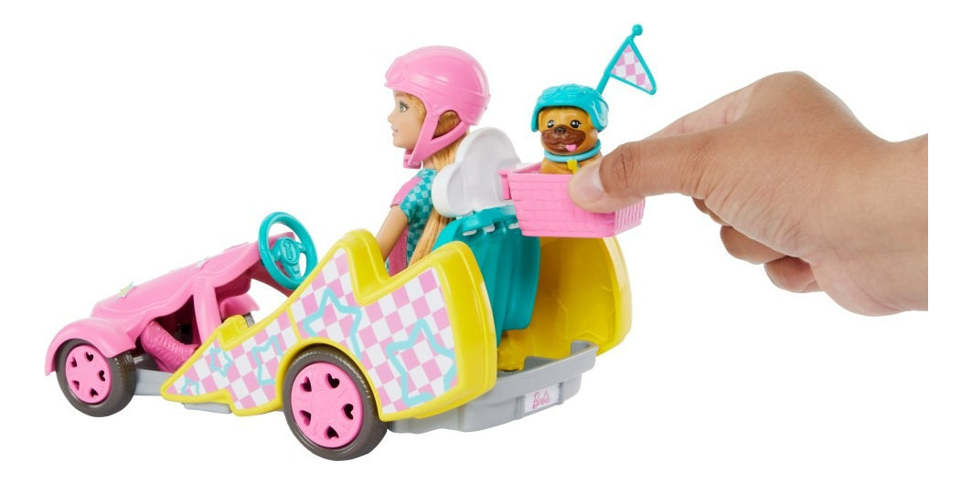Barbie Vehículo Para Muñecas Stacie Al Rescate Go-kart Color Multicolor