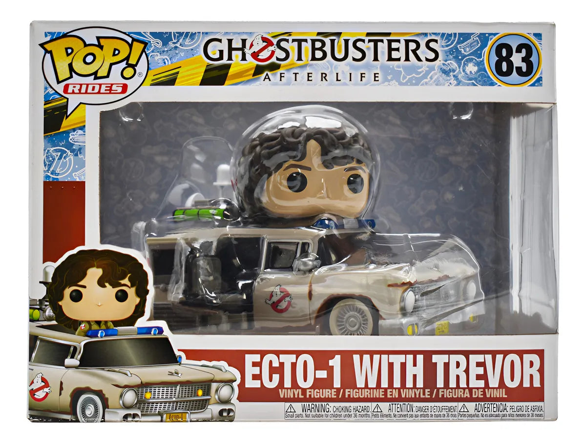 Ghostbusters Afterlife Ecto1 With Trevor #83 Rides Funko Da