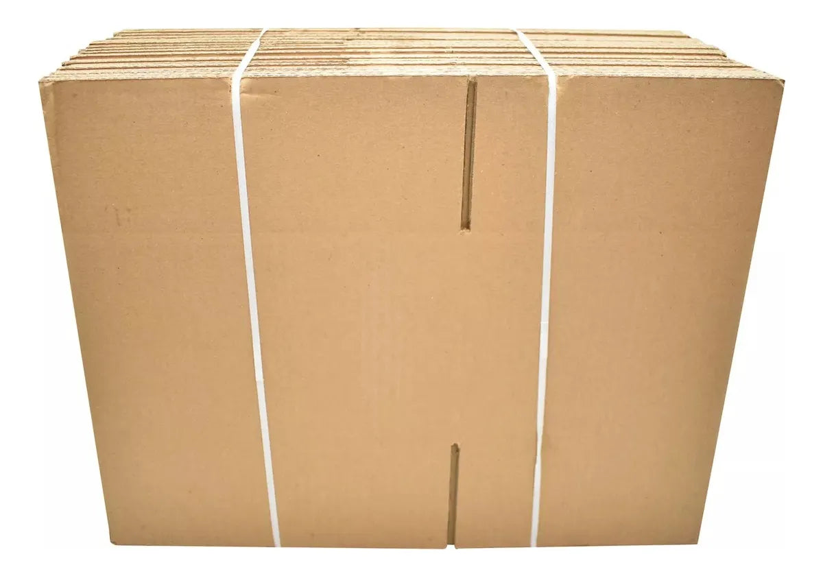 50 Cajas De Carton Para Empaque E-commerce 16x26x19 Ch1 Caqui