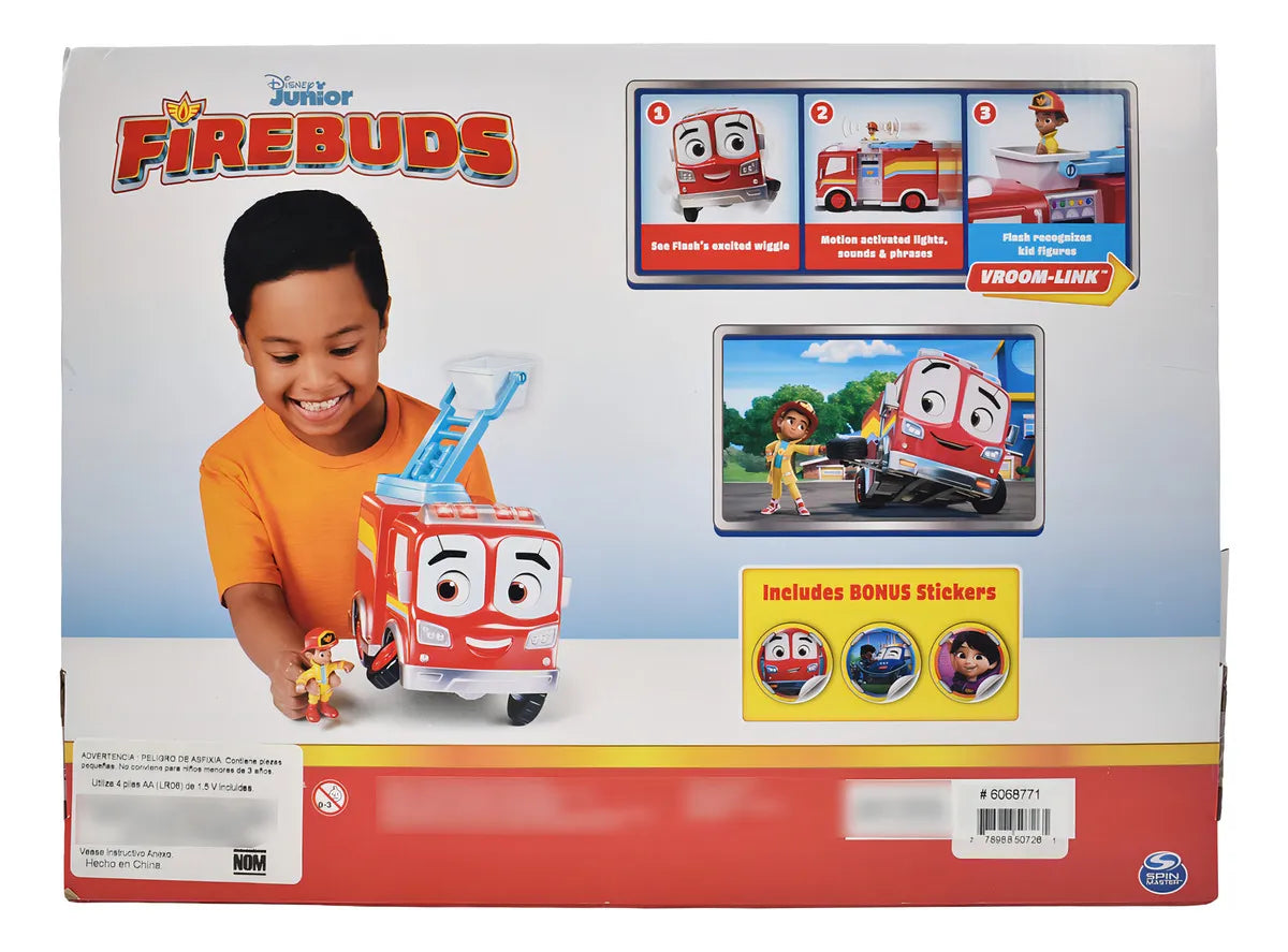 Disney Firebuds Bo Y Flash Rescue Luz Y Sonidos Spin Master Color Rojo