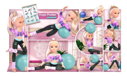 Nancy Yoga Class Con Pelota Y Poster Incluidos Famosa