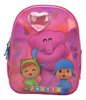 Pocoyo Hearts Primary Backpack Py66093 Chenson Rosa Elina