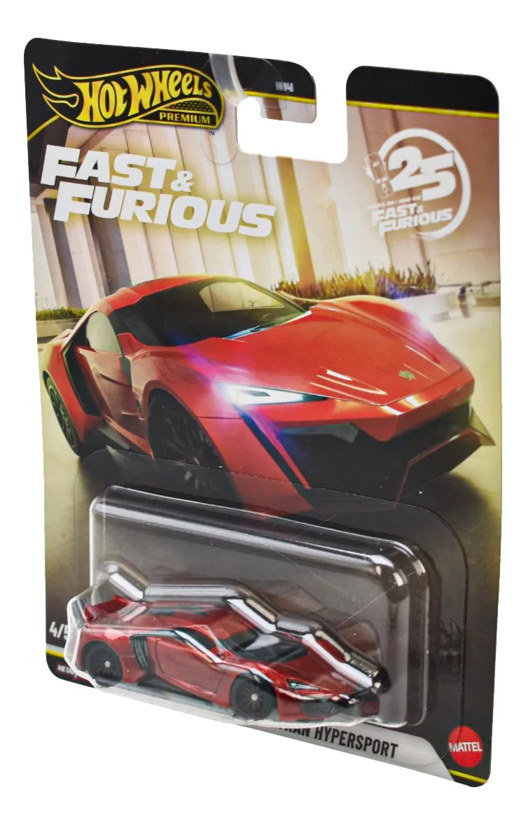 Hot Wheels Premium Fast And Furious 1:64 Pack 2 Pz Mattel Multicolor