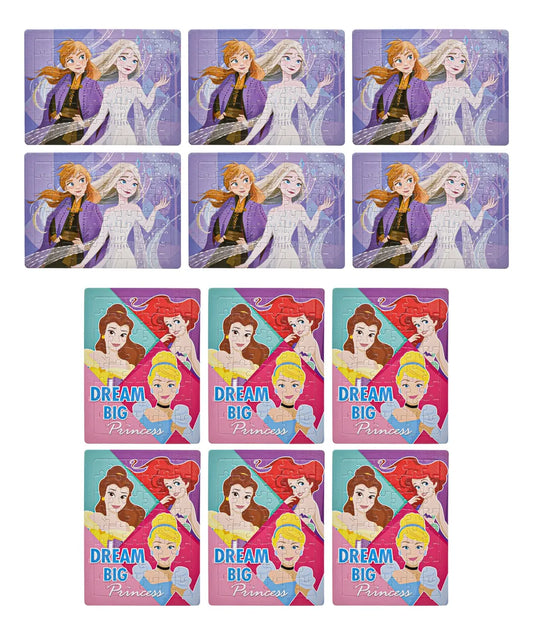 Princesas Frozen Pack 12 Rompecabezas 48pz C/u Bestway