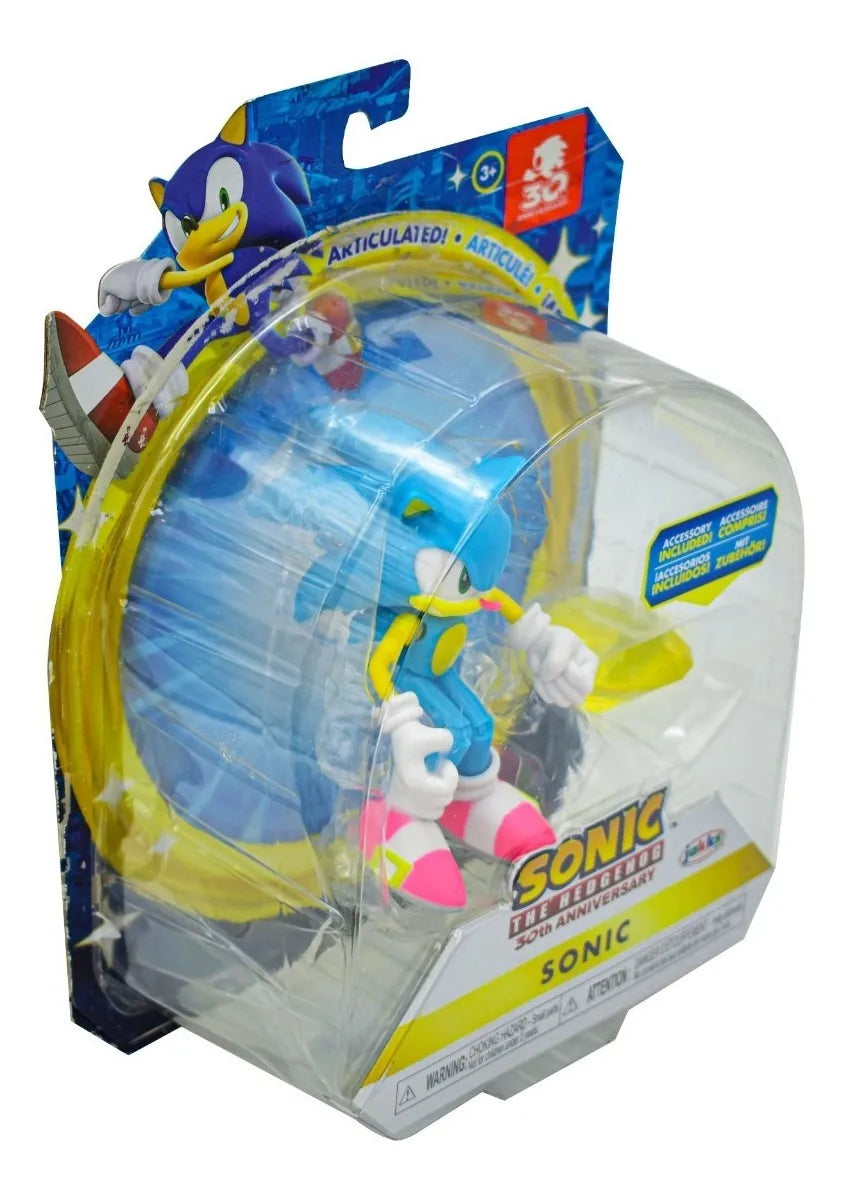 Sonic 30 Aniversario Figura 9cm Esmeralda Jakks Pacific Cd