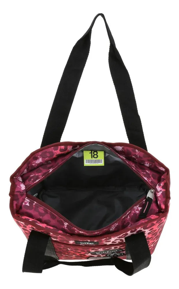 Mochila Y Lonchera Disney Villains Vi66420 Primaria Chenson Fucsia Estampado