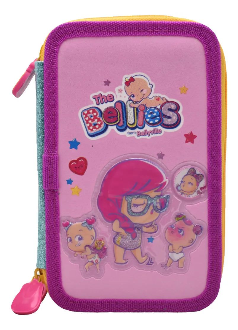 Mochila The Bellies Bellie Beth Kit 6 Piezas Primaria Famosa Rosa Impresion 3d