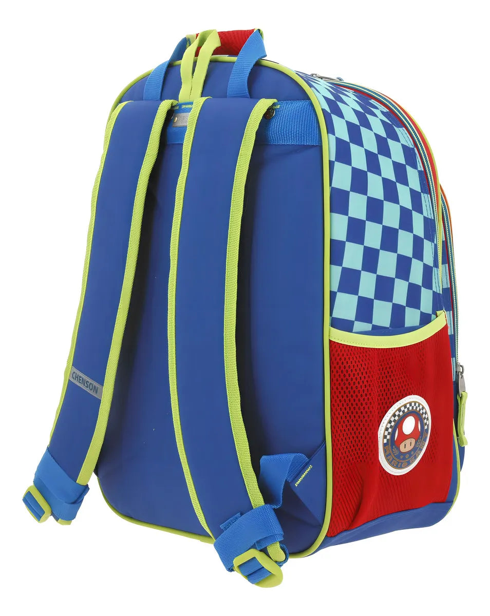 Mochila Mariokart Mario Glider Estampado Mb66135 Primaria Chenson Color Multicolor