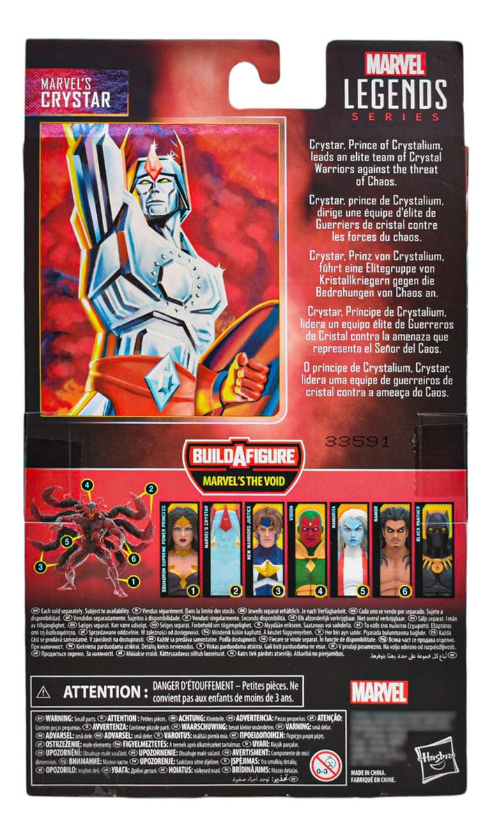 Marvel Legends Series Pack 4 Figuras 18cm Hasbro Cf