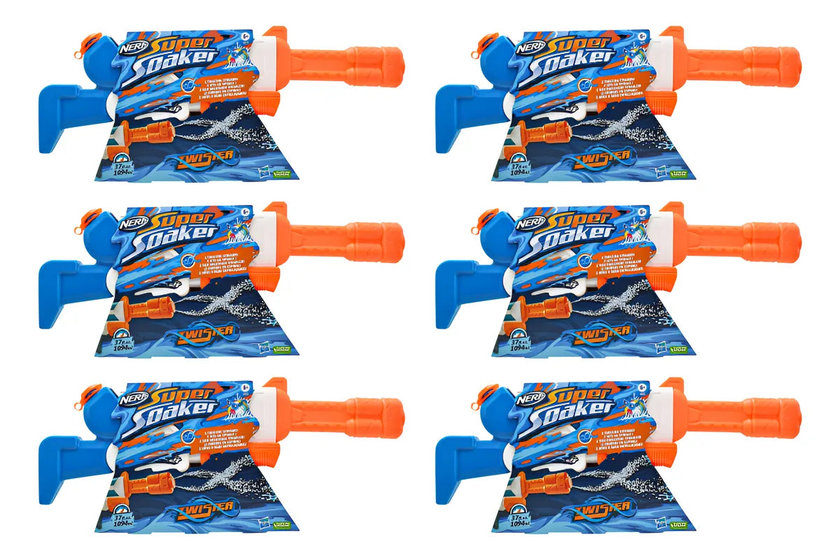Nerf Super Soaker Twister 6-Piece Pack Hasbro Multicolor