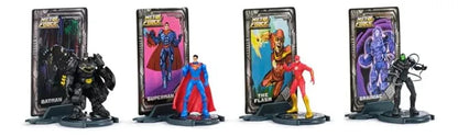 Pack de 4 Figuras coleccionables DC Comics Brainiac Vs. Batman, Superman Y Flash Incluye Tarjetas De Coleccionista Metálicas 6072651 Spin Master