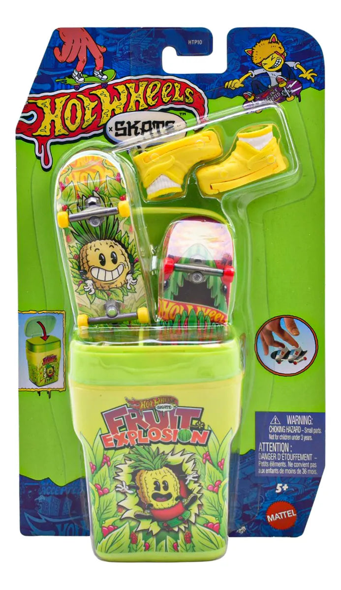 Hot Wheels Skate Pack 2 Sets With Case #2 Mattel Multicolor