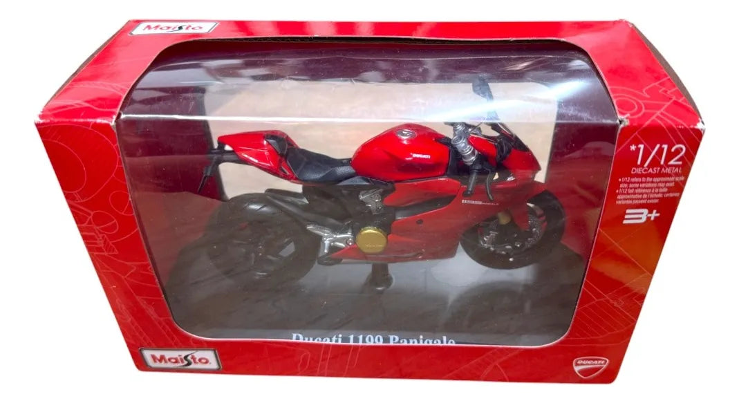 Ducati 1199 Panigale Motocicleta A Escala 1/12 Maisto Cd Rojo