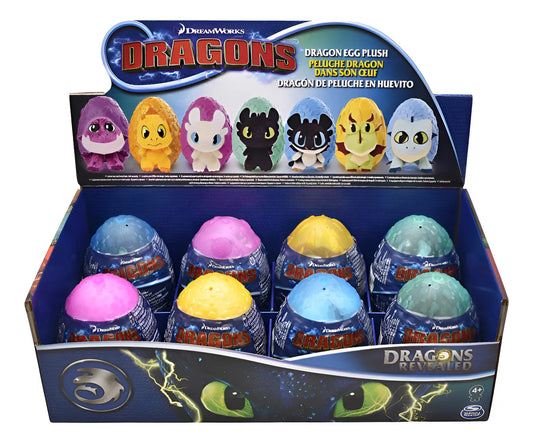 Dragones Peluche En Huevito Pack 8 Pz Spin Master Multicolor