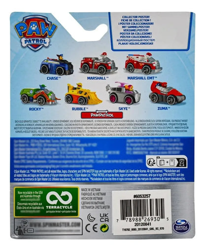 Paw Patrol Basico Y Dino Recue 3 Vehiculos Spin Master Chase Y Rex Multicolor