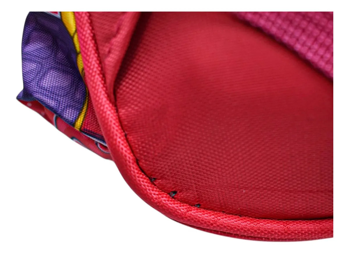 Mochila Gatos Con Flores Kit 3pz Primaria Con Detalle Rosa Impresion 3d