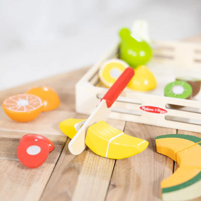 Fruta De Madera Para Cortar 17 Piezas Melissa Y Doug