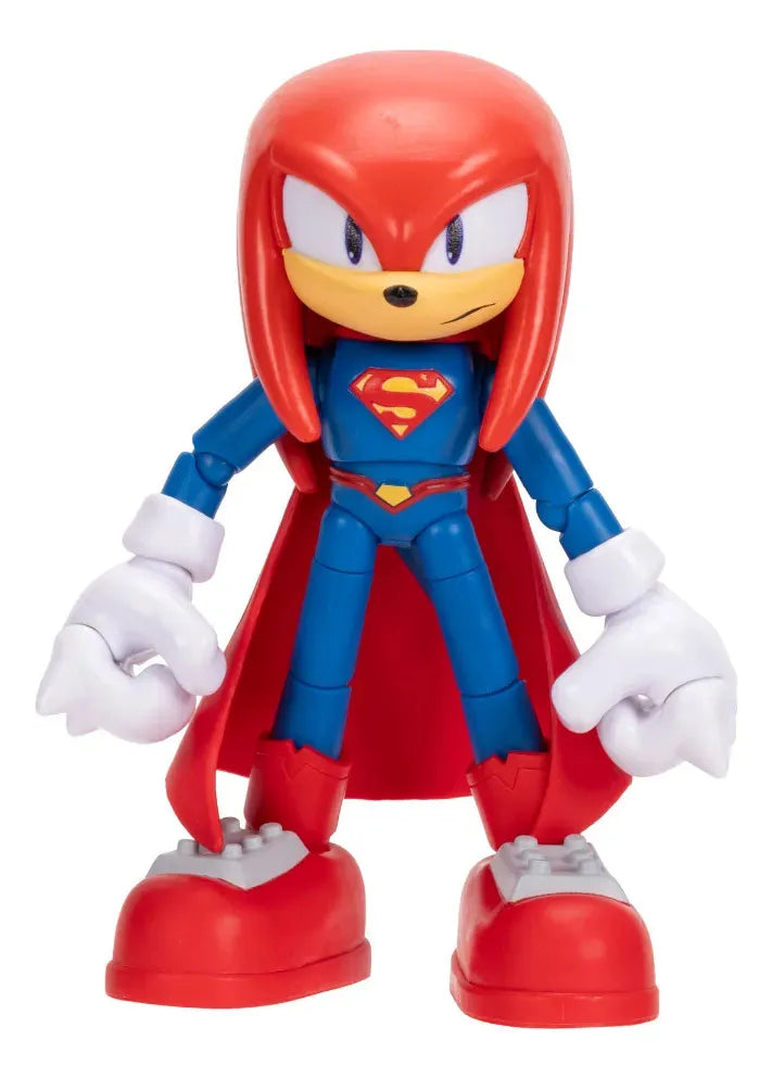 Sonic X Dc Knuckles Como Superman Figura 12cm Jakks Pacific