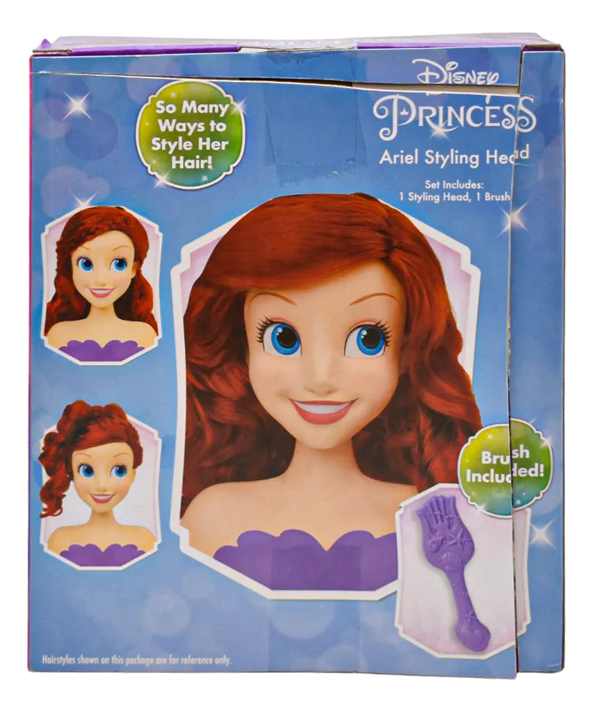 Disney Princesa Ariel Cabeza De Peinado 15cm Just Play Da