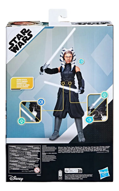 Figura De Acción Star Wars Galactic Action Ahsoka Tano +3
