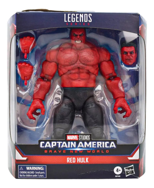 Marvel Legends Red Hulk Capitán América 20 Cm Hasbro Cf