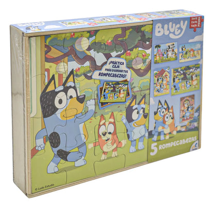 Bluey Pack 3 Sets De Rompecabezas Novelty