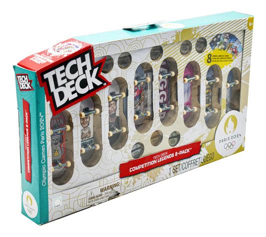 Tech Deck Paris 2024 Competition 8 Pack Spin Master Cf Multicolor Beige
