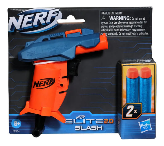 Nerf Elite 2.0 Slash 2 Dardos Hasbro Naranja