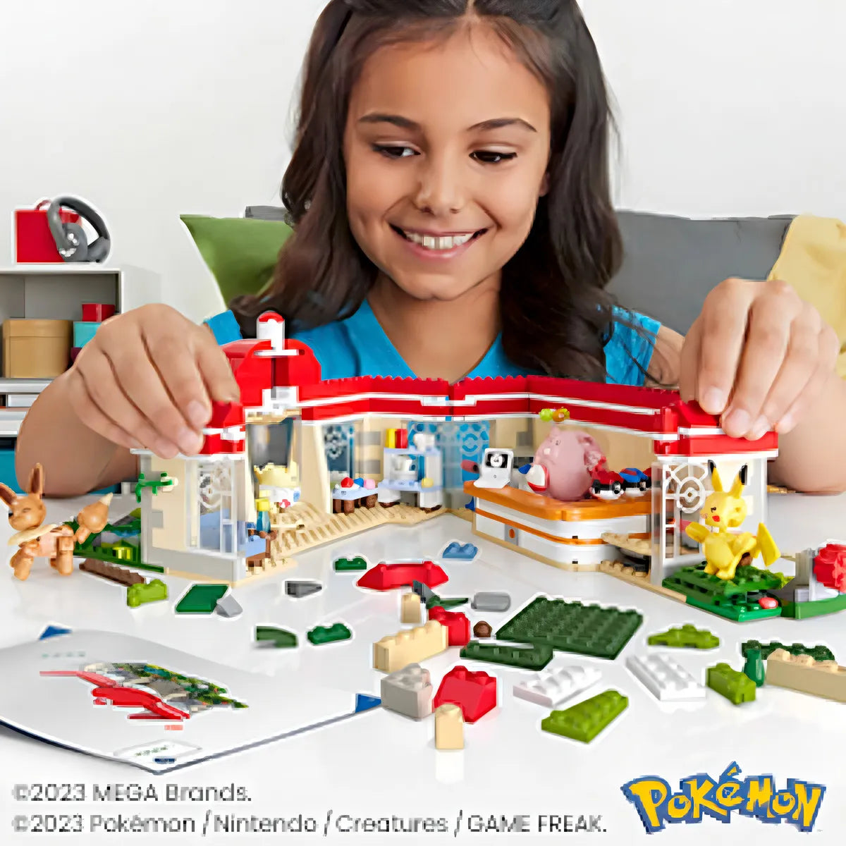 Mega Pokémon Juguete De Construcción Pokémon Center Bosque Cantidad de piezas 648