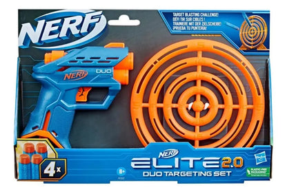 Nerf Elite 2.0 Duo Targeting Set 4 Dardos Pack 6 Pz Hasbro Azul