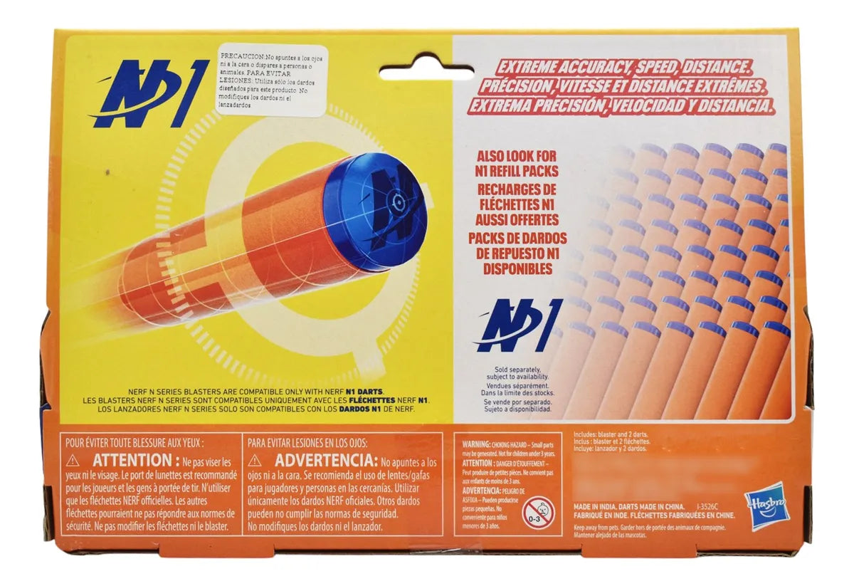 Nerf Ward Series 2 Dardos Pack 6 Piezas Lanzador Hasbro Naranja