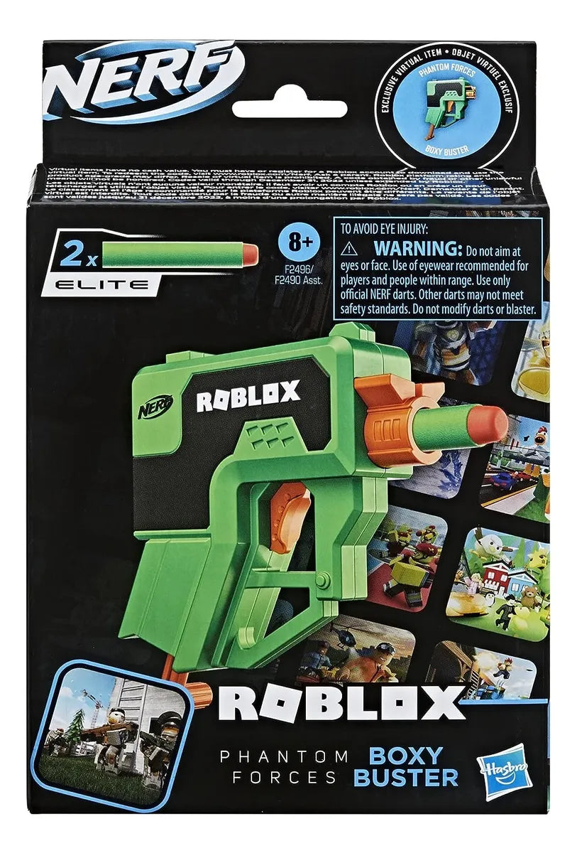 Nerf Roblox Phantom Forces Boxy Buster Hasbro Verde